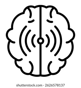 Brain Inflammation Icon Element For Design