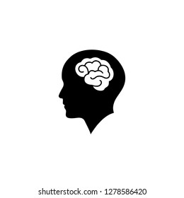 brain inside human head