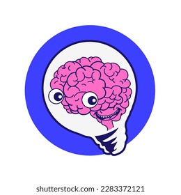 Brain Intelligence Character Illustration #5