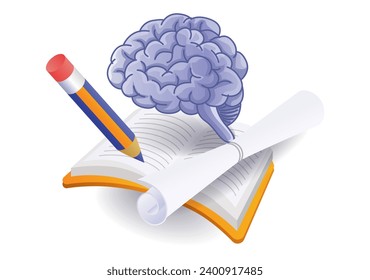 Brain intelligence reading school textbooks