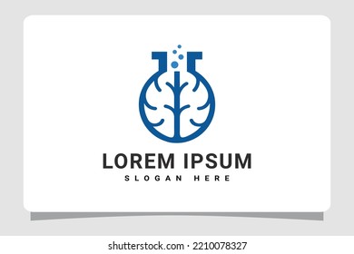 Inspiración en el diseño de plantillas de logotipo de Brain Lab