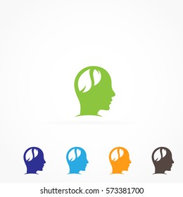 Brain Leaf logo icon