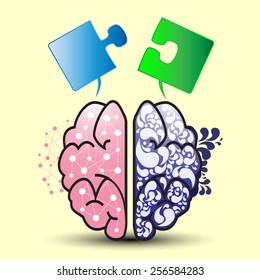 brain left and right