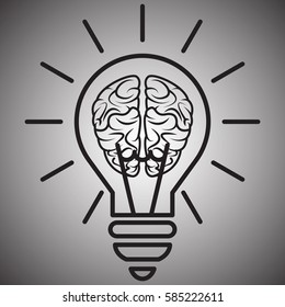 The brain in the light bulb