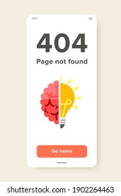 Brain and light bulb. Creativity, development, invention. Innovation concept. Can be used for topics like business, technology, science.