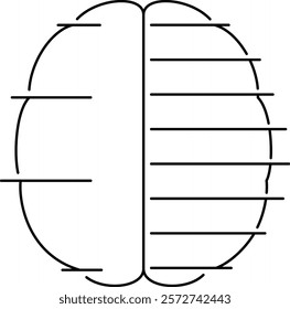 A brain with a lot of lines coming out of it
