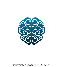 Brain logo creative illustration icon template design