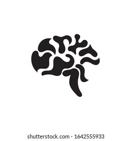 Brain logo creative illustration icon template design