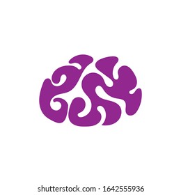 Brain logo creative illustration icon template design