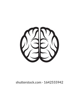 Brain logo creative illustration icon template design