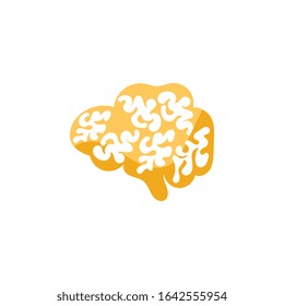 Brain logo creative illustration icon template design