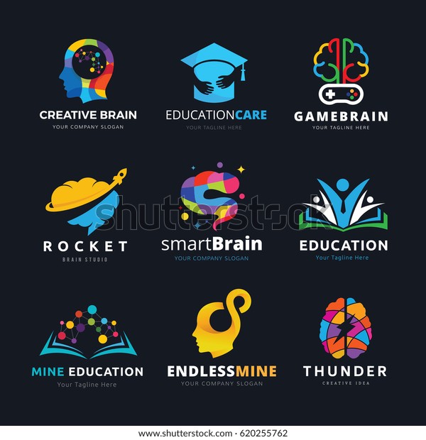 Brain Logo Creative Learning Icon Set Stock Vector Royalty Free 620255762 Brain Logo Creative Learning Icon Set Stock Vector Royalty Free 620255762