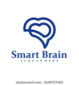 Brain logo design concept vector. Brain Care Logo Design Template. Creative Symbol. Icon