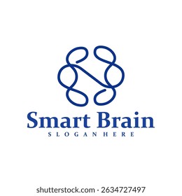 Brain logo design concept vector. Brain Care Logo Design Template. Creative Symbol. Icon