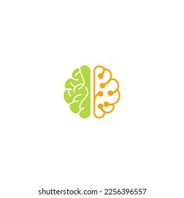 brain logo design, brain lamp