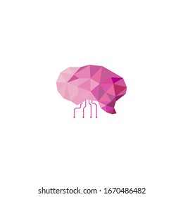 Brain logo design, modern logo