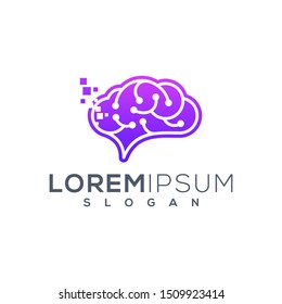 brain logo design ready to use