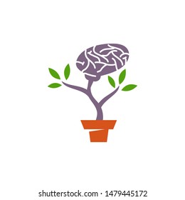 Brain Logo Design template Vector