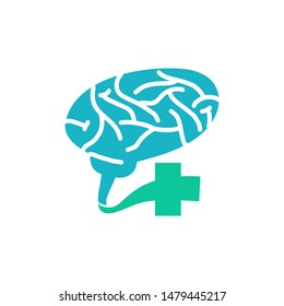 Brain Logo Design template Vector
