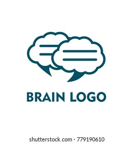 Brain Logo Design Vector