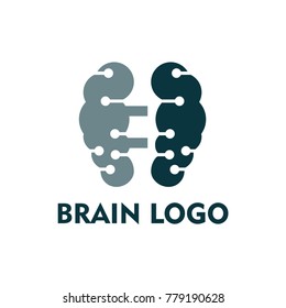 Brain Logo Design Vector