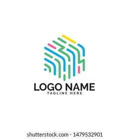 Brain logo design vector icon