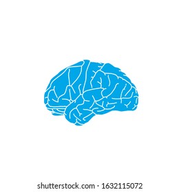 brain logo design vector template