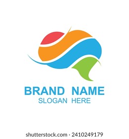 Brain Logo design vector template. This logo suitable for education, medical, courses, lab, science and others businesses