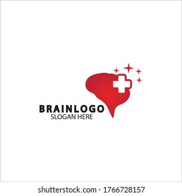  Brain logo designs concept vector, Health Brain Pulse logo, Brain care  logo template vector