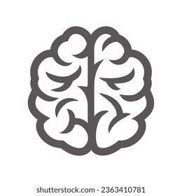 Icono de logo de cerebro ilustración de plantilla de diseño con archivo base de vector