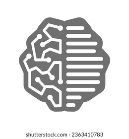 Brain logo icon design template illustration with vector base file