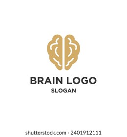 Brain logo icon design template vector illustration