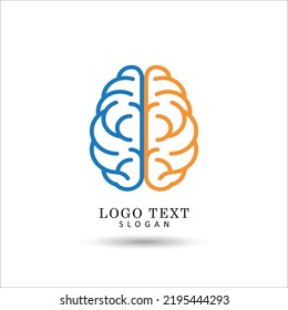 Brain Logo. Icon and Symbol Template