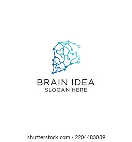 Brain logo icon vector image