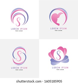 Brain logo Icons Set and Vector Illustration, Business, Web, Info Symbols. "Lorem Ipsum". Graphic Design Editable For Your Design.