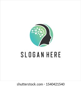 Brain logo / Neuron Nerve or Seaweed logo design inspiration