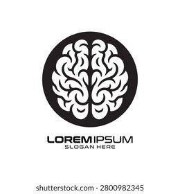 Brain logo showcases an intricate brain pattern with balanced hemispheres, symbolizing intelligence, creativity, and mental equilibrium, crafted for design agencies, therapy centers, or cognitive development workshops seeking a professional, clean, and memorable visual identity that highlights balance, innovative problem-solving, and a focus on both logical and creative aspects of human endeavor.