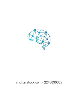 brain logo simple clean and elegance