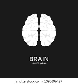 Brain logo template. Mind, intelligence concept. Clean and modern vector illustration for design, web.