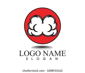 Brain Logo Template and symbols icons app