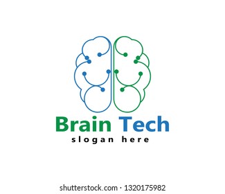 Brain Logo Template Symbols Icons App Stock Vector (Royalty Free ...