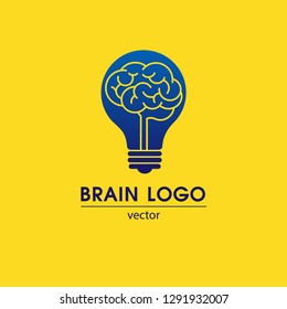 Brain Logo Template. Vector.