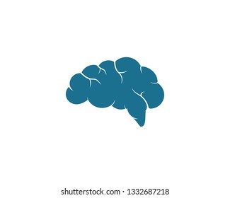 Brain Logo Template vector icon illustration design 