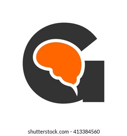 brain logo vector