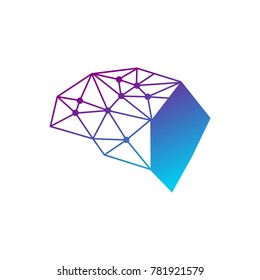 brain logo vector