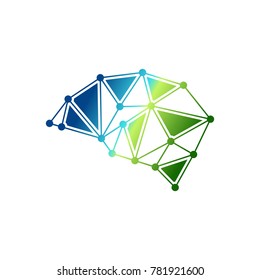 brain logo vector