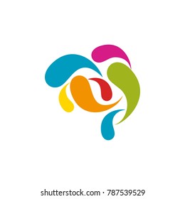 brain logo vector