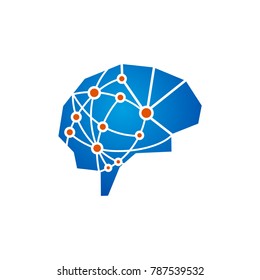 brain logo vector