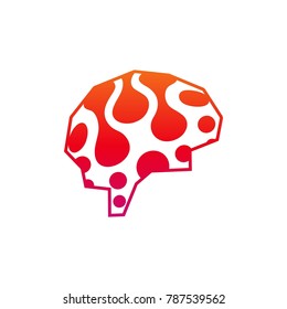 brain logo vector