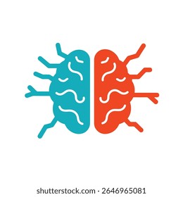 Brain Logo Vektorgrafik-Symbole und Grafiken